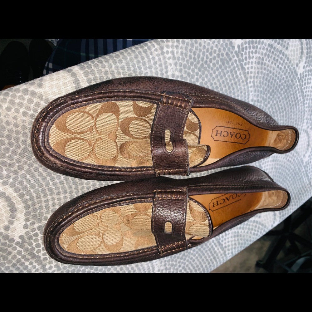 Coach shoes loafer. Used condition